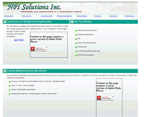 Tablet Screenshot of npisolutions.com
